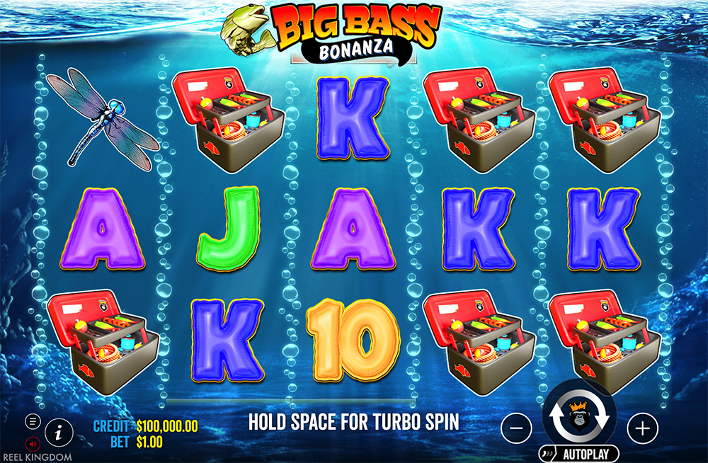 Игровое поле Big Bass Bonanza Игровое поле Big Bass Bonanza